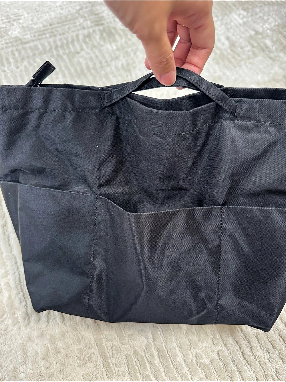 Black Organizer Bag size for neverfull MM or medium goyard tote
